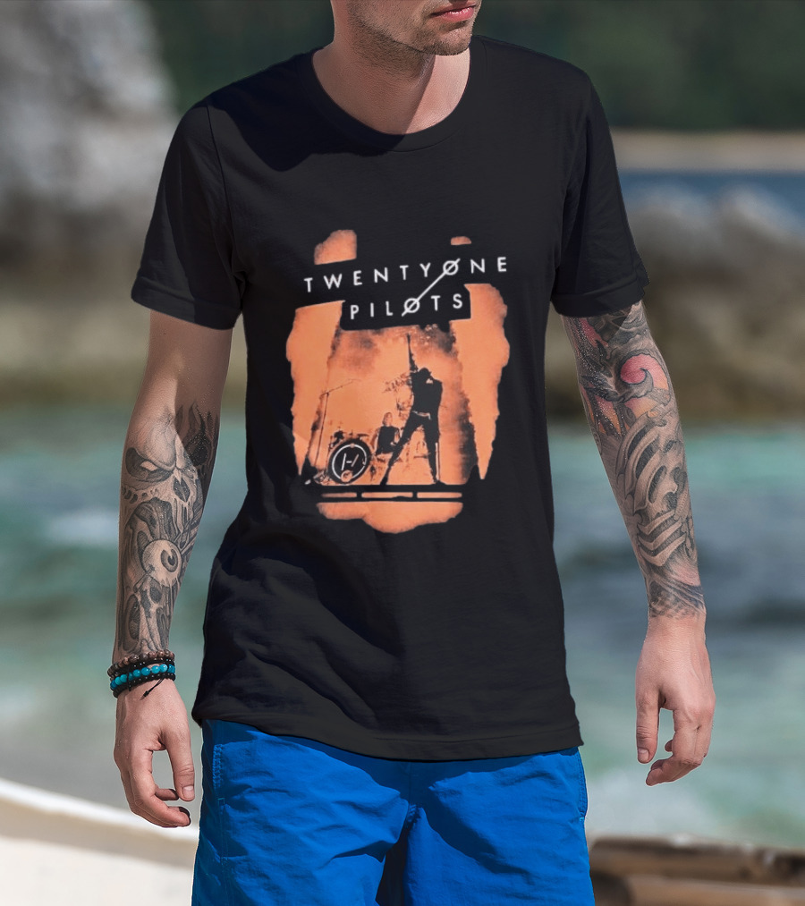 Twenty One Pilots 2017 Emotional Roadshow Tour Josh T-Shirt