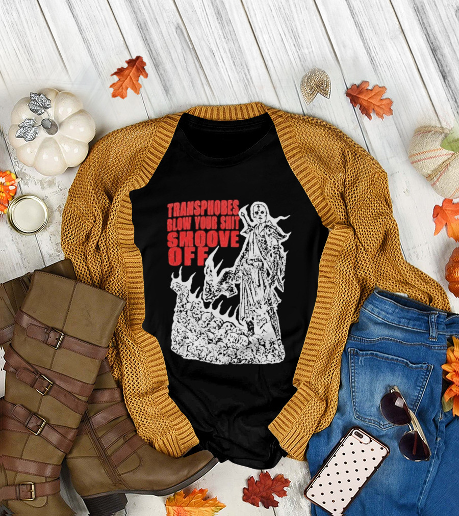 Transphobes Blow Your Smoove Off Flame Spirit T-Shirt