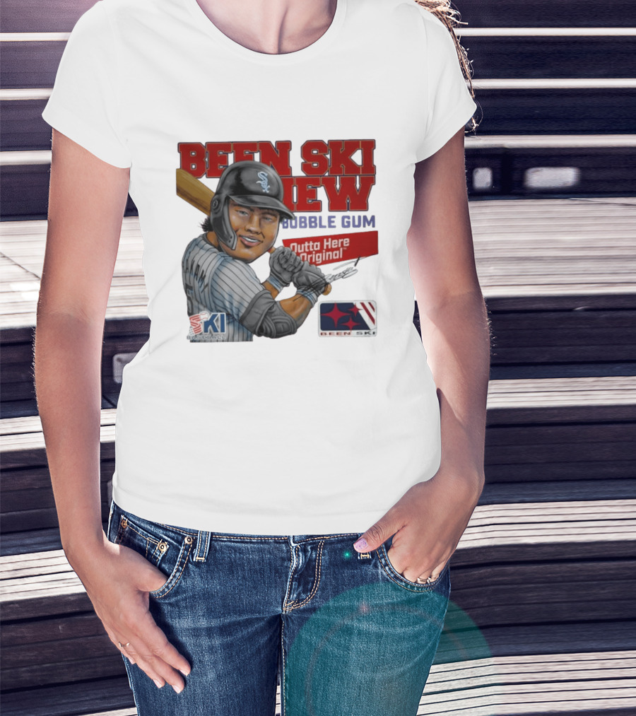 Been Ski View Bubble Gum Outta Here Baseball Original T-Shirt