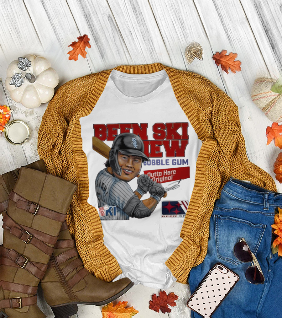 Been Ski View Bubble Gum Outta Here Baseball Original T-Shirt