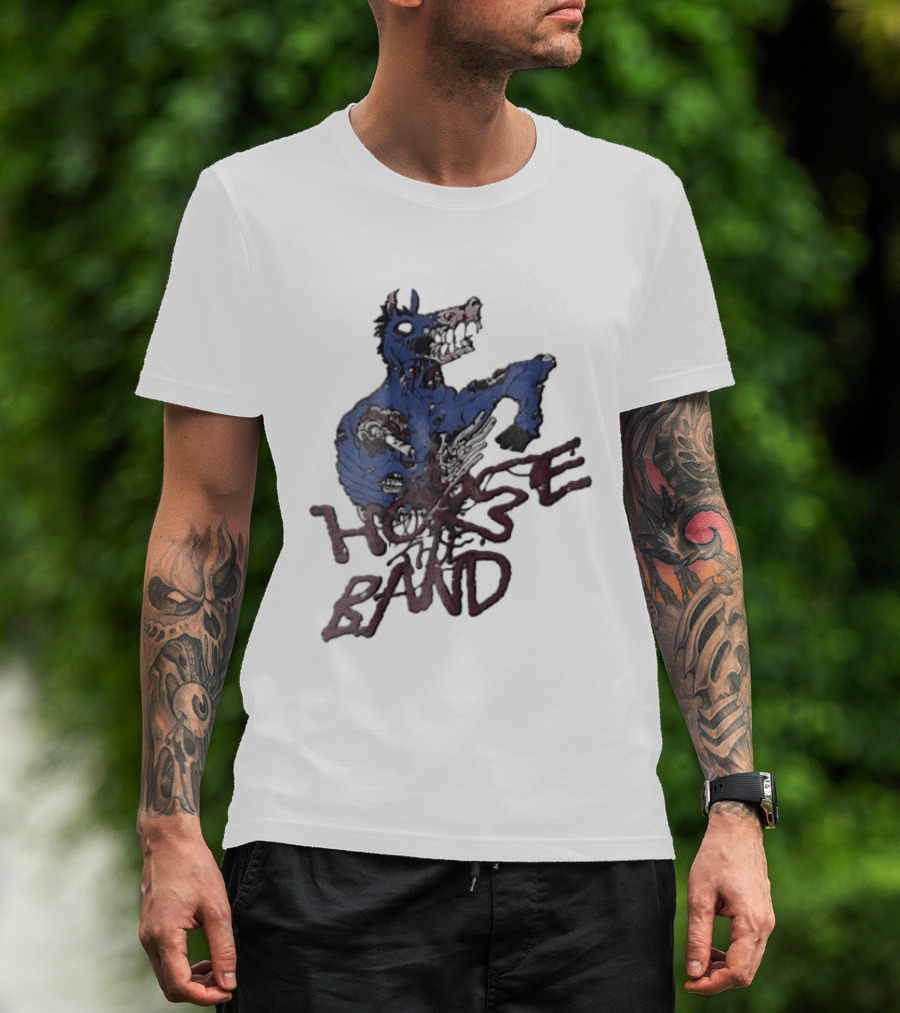 Horse The Band Zombie Horse Creature Monster T-Shirt