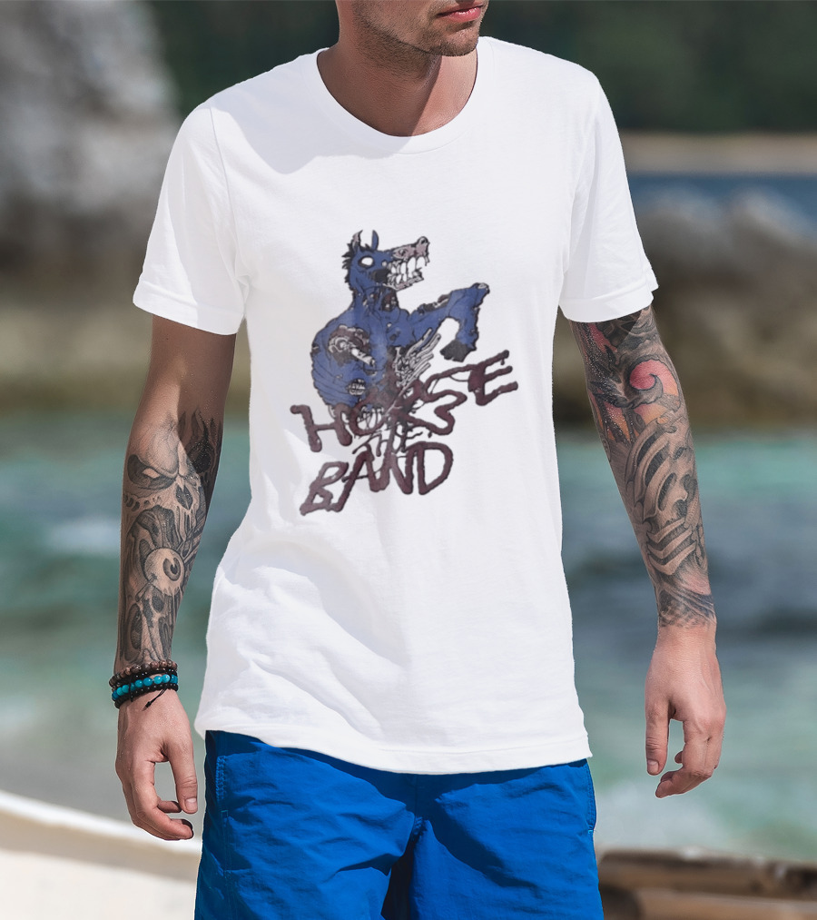 Horse The Band Zombie Horse Creature Monster T-Shirt