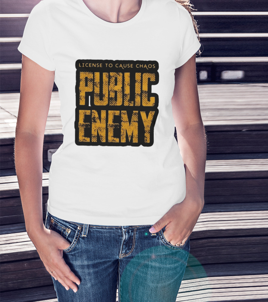 License To Cause Chaos Public Enemy T-Shirt