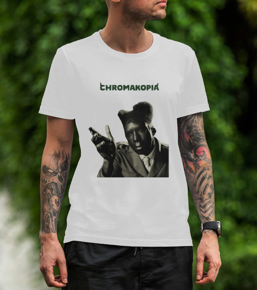 Chromakopia Tyler The Creator Album Concept With Vintage Monochrome T-Shirt