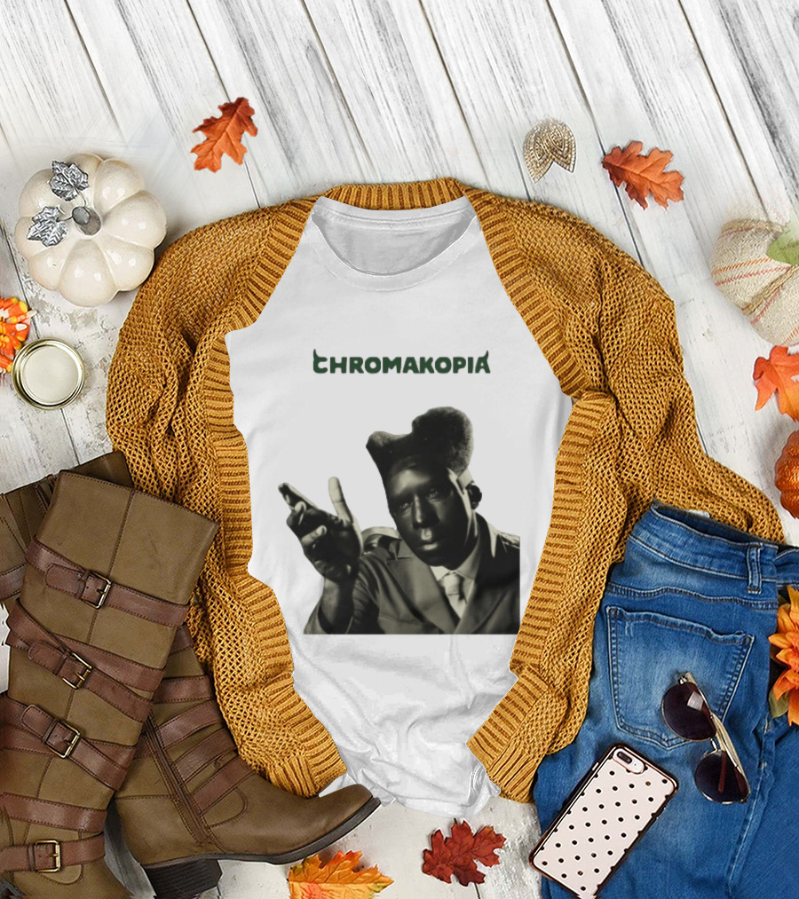 Chromakopia Tyler The Creator Album Concept With Vintage Monochrome T-Shirt