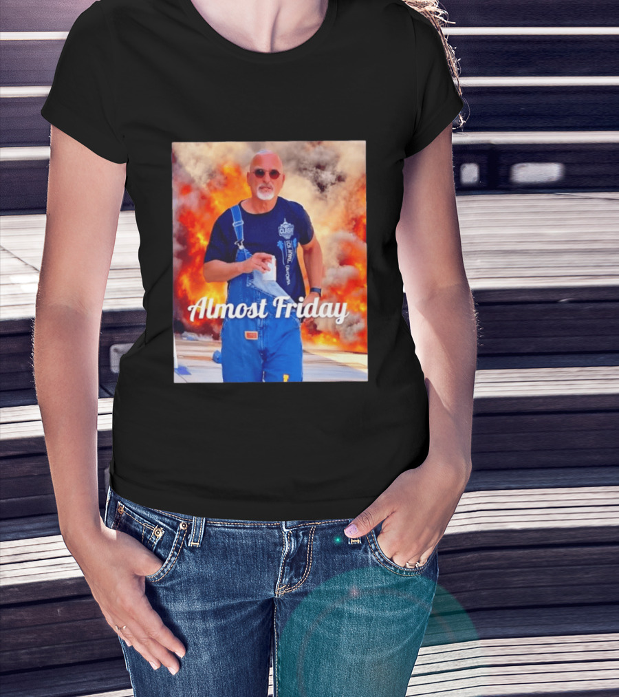 Almost Friday Clash Los Angeles California Explosive T-Shirt