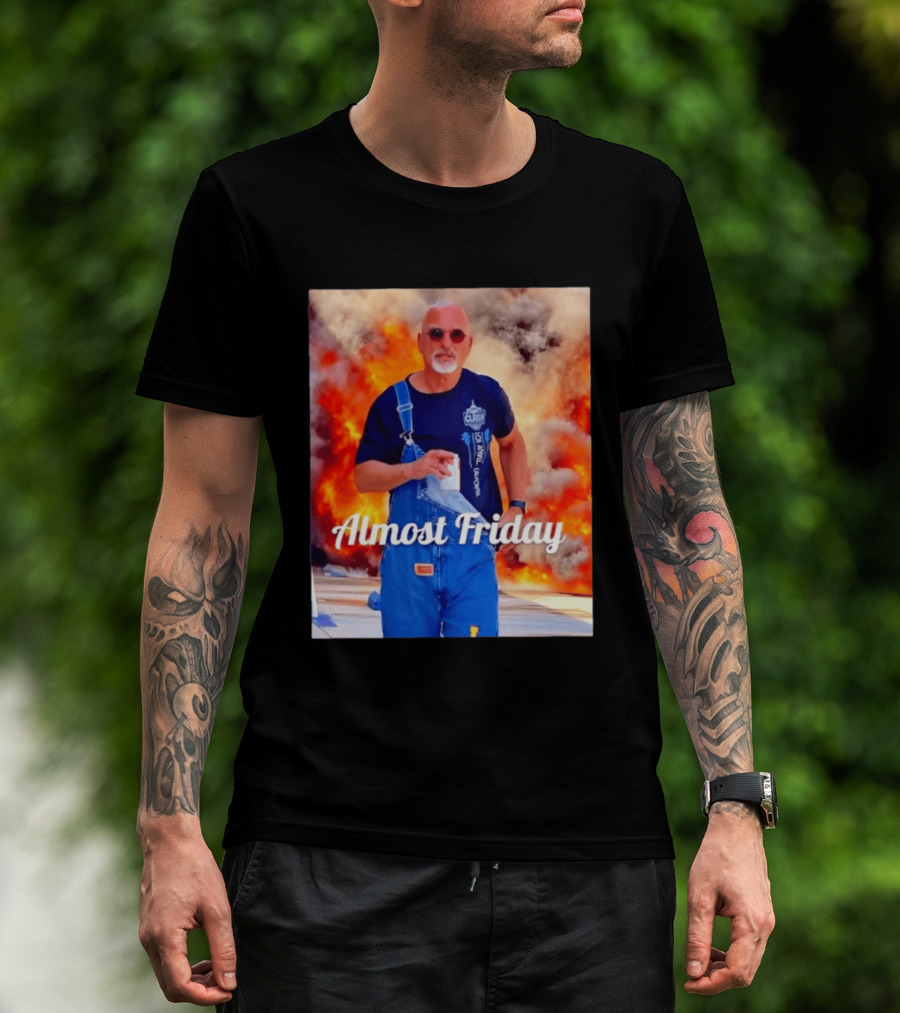Almost Friday Clash Los Angeles California Explosive T-Shirt