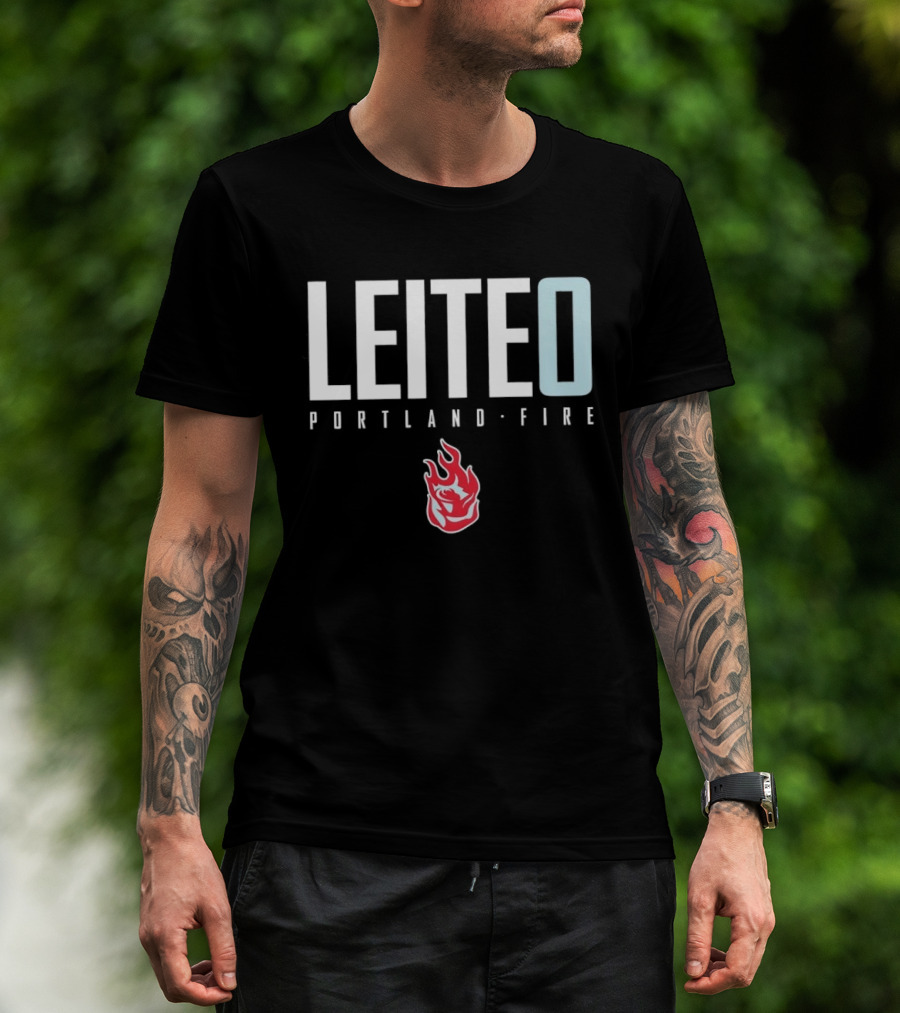 Leite 0 Portland Fire Elite Basketball Team T-Shirt