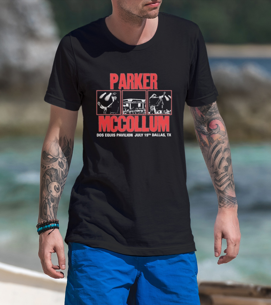 Parker McCollum Live Concert Dos Equis Pavilion Dallas TX July 19 2025 T-Shirt
