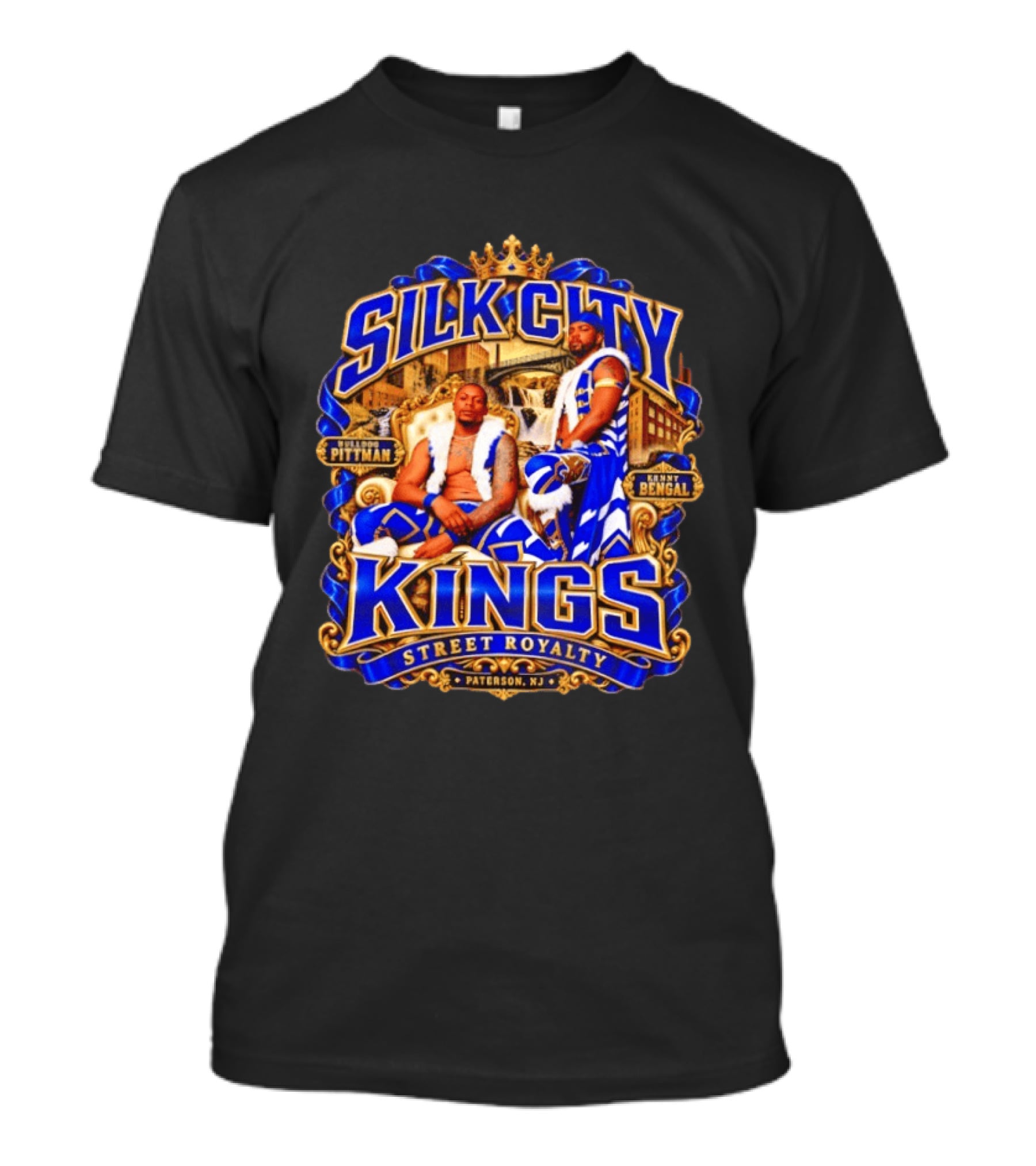 Silk City Kings Street Royalty Kenny Bengal Bulldog Pittman Paterson NJ T-Shirt