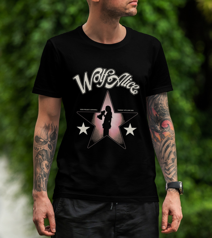 Wolf Alice Eden Project Cornwall Star T-Shirt