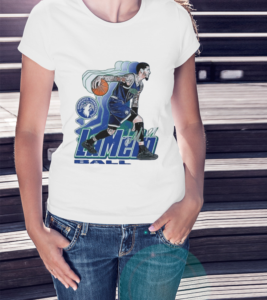 Minnesota Timberwolves LaMelo Ball 2026 Basketball T-Shirt