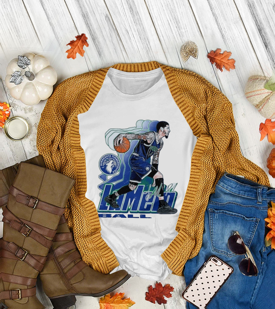 Minnesota Timberwolves LaMelo Ball 2026 Basketball T-Shirt
