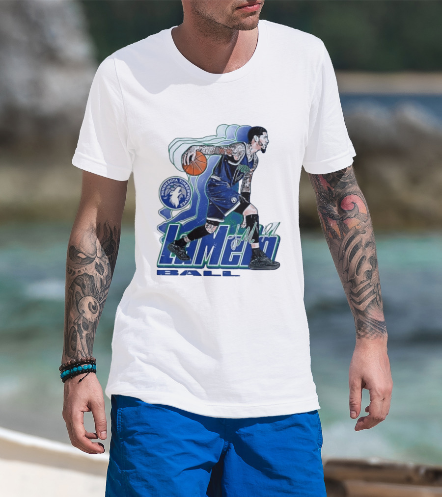 Minnesota Timberwolves LaMelo Ball 2026 Basketball T-Shirt