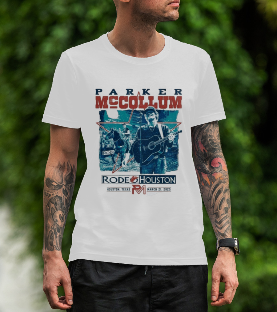 Parker McCollum Live At Rodeo Houston Texas March 21 2025 T-Shirt