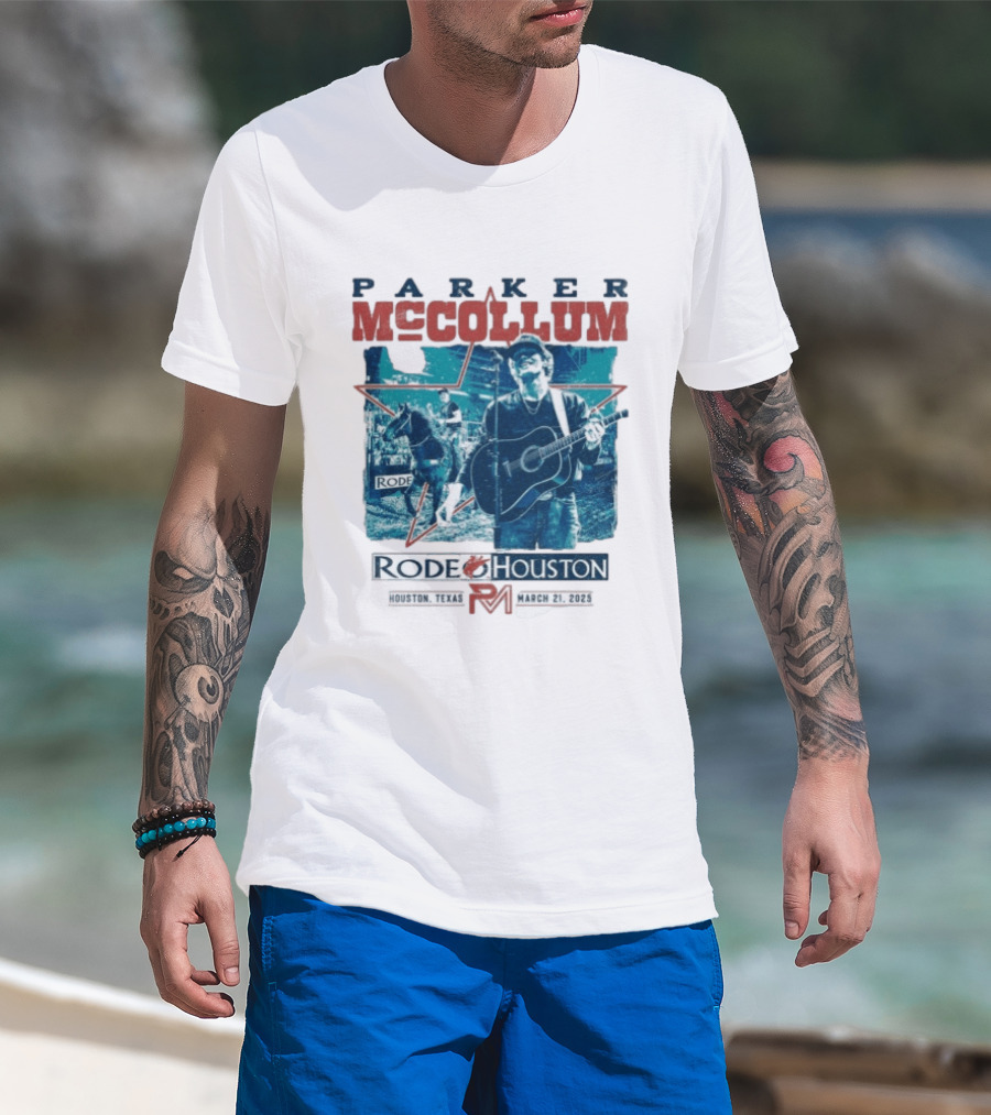 Parker McCollum Live At Rodeo Houston Texas March 21 2025 T-Shirt