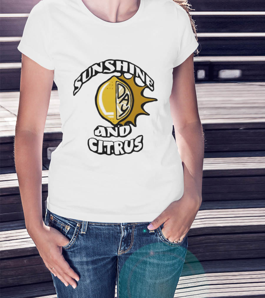 Sunshine Day And Citrus Sun Summer Lemon T-Shirt