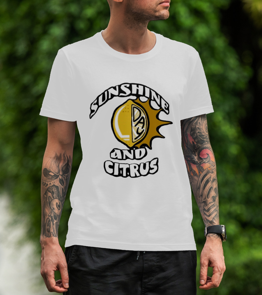 Sunshine Day And Citrus Sun Summer Lemon T-Shirt