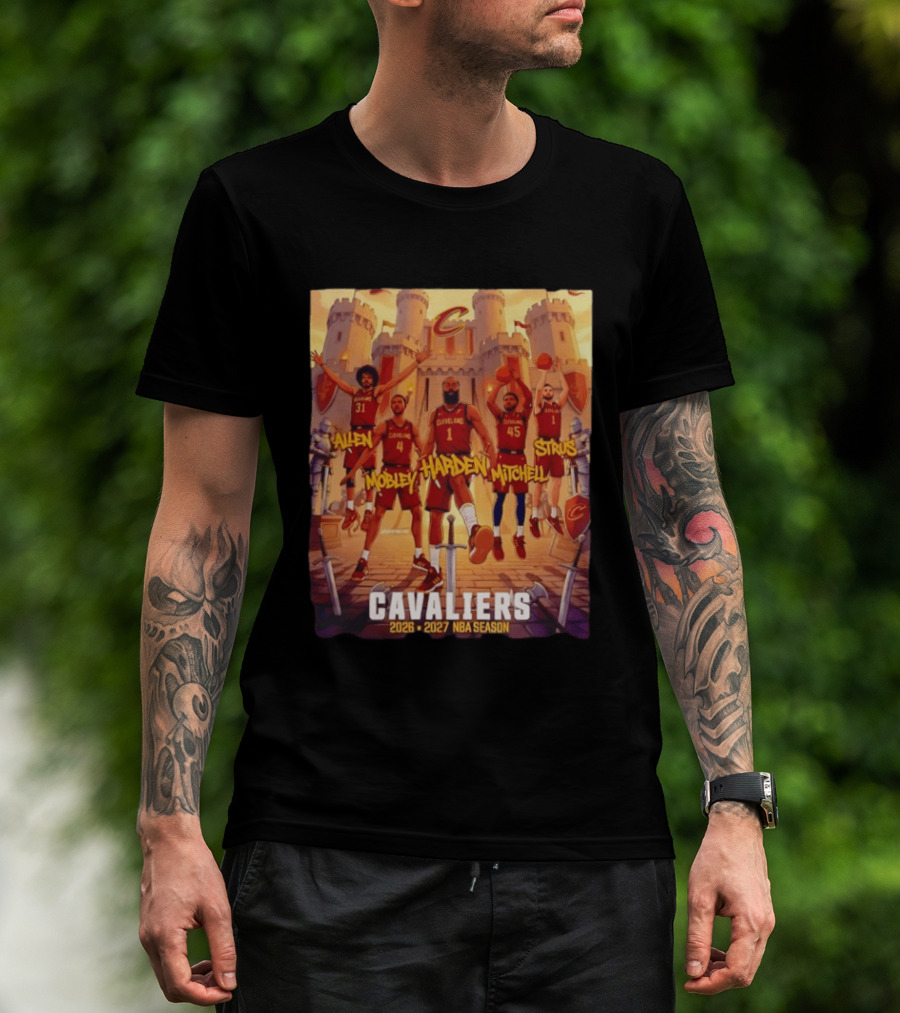 Cleveland Cavaliers 2026 2027 NBA Season Harden Mitchell Mobley Allen Strus Basketball Team Cavaliers T-Shirt