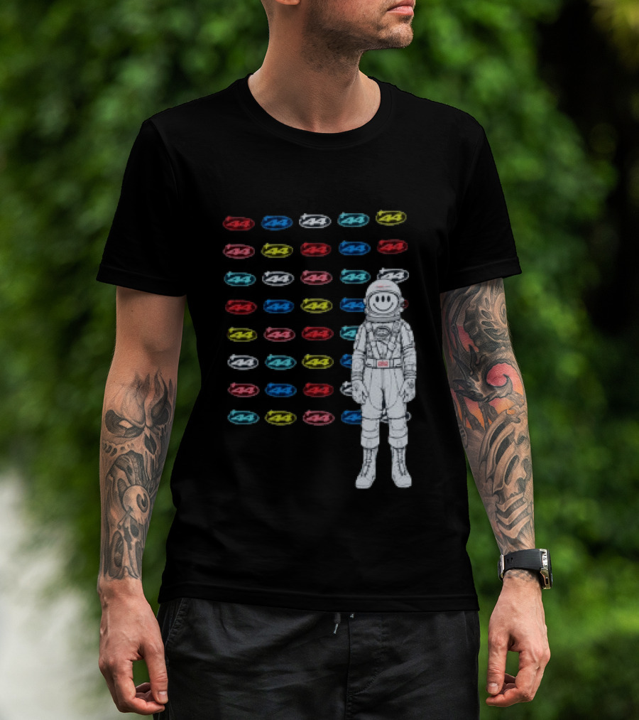 Plus44 Spaceman Heavyweight Astronaut Smile T-Shirt
