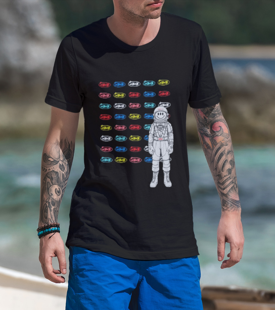 Plus44 Spaceman Heavyweight Astronaut Smile T-Shirt