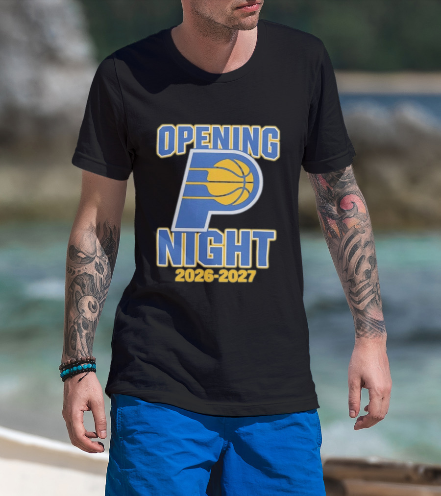Indiana Pacers Opening Night 2026 2027 T-Shirt