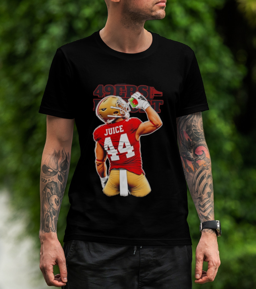 San Francisco 49ers Kyle Juszczyk Juice 44 Legend T-Shirt