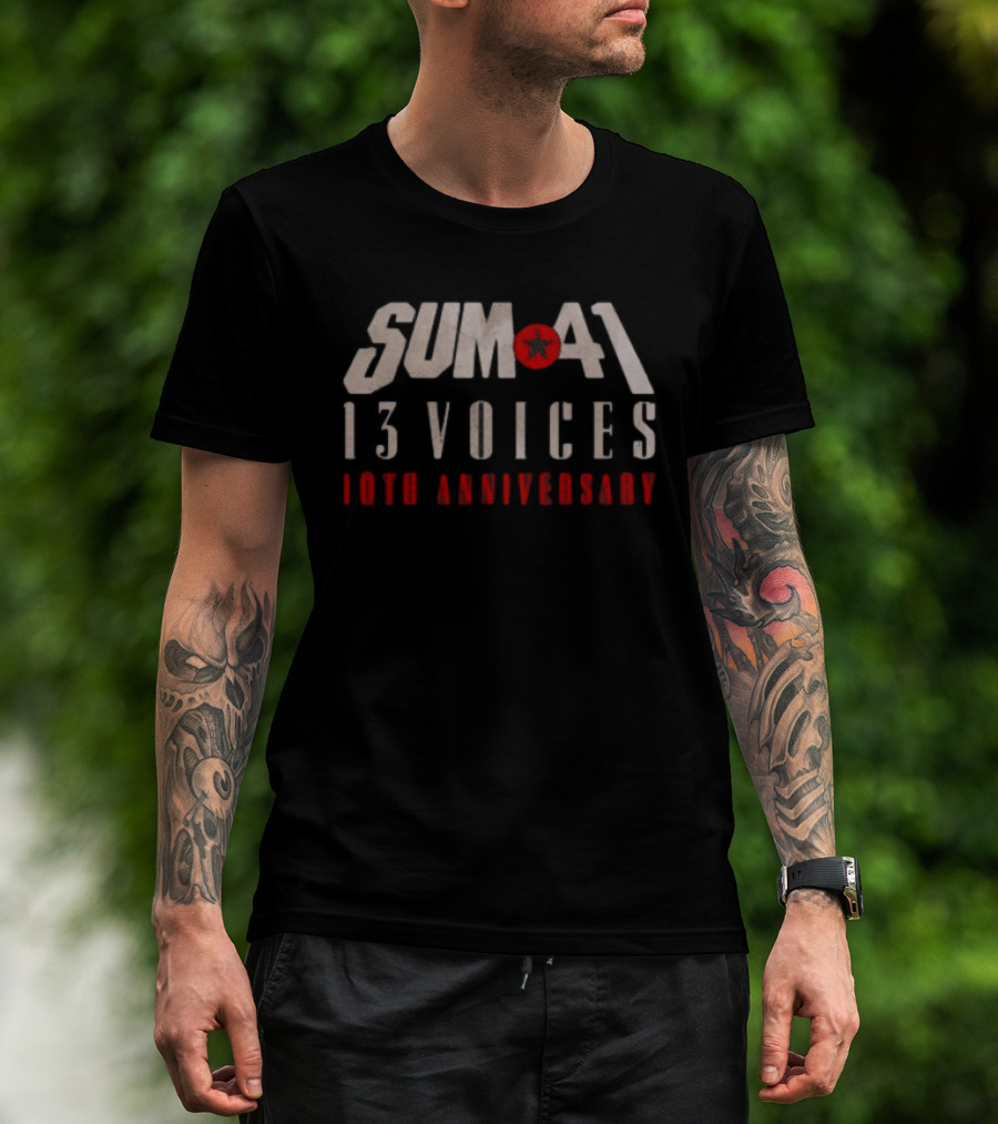Sum 41 13 Voices 10th Anniversary T-Shirt