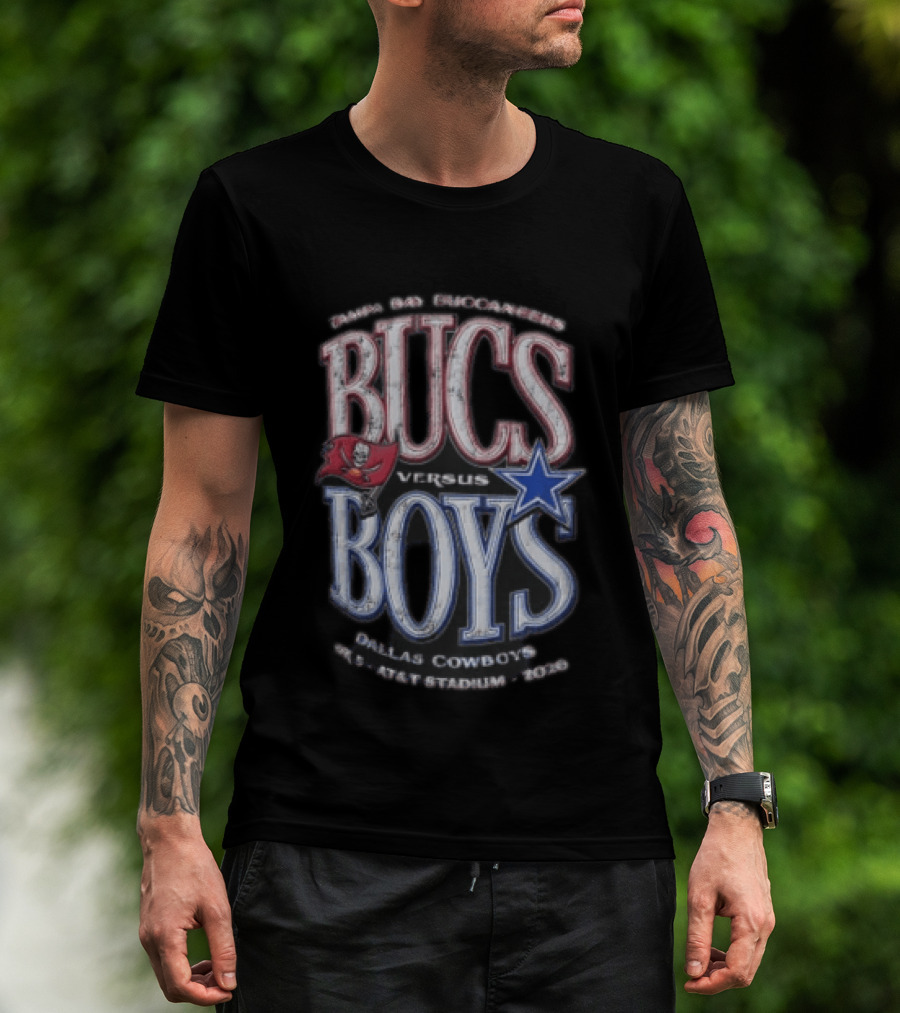 Tampa Bay Buccaneers Dallas Cowboys Bucs Versus Boys AT&T Stadium 2023 T-Shirt