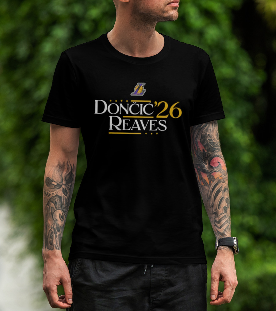 Doncic Reaves 2026 Lakers Campaign T-Shirt