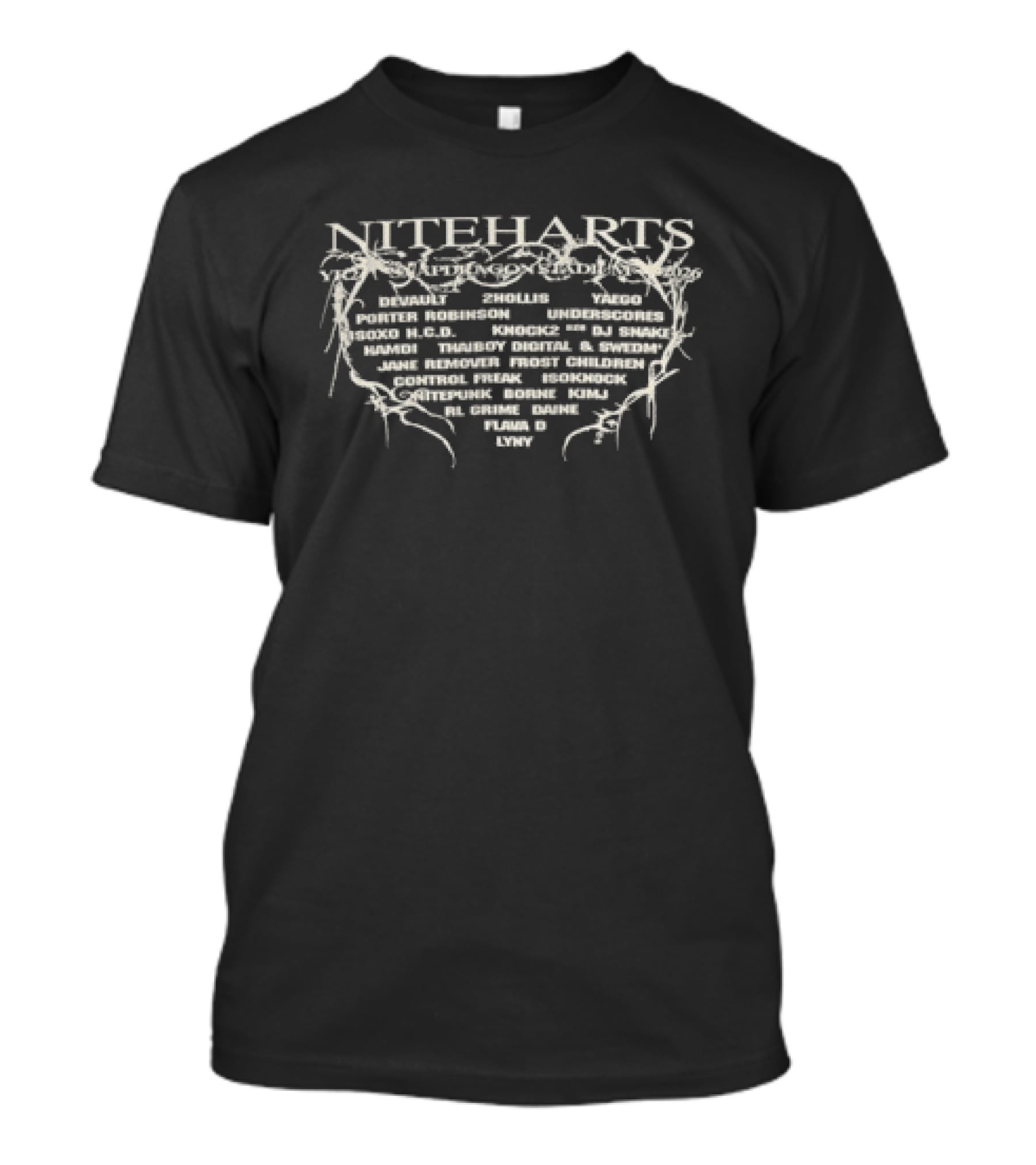 Niteharts Store Willow Lovers Poetic Verse Dreamer Mystique Journey Embrace Phase Nine T-Shirt