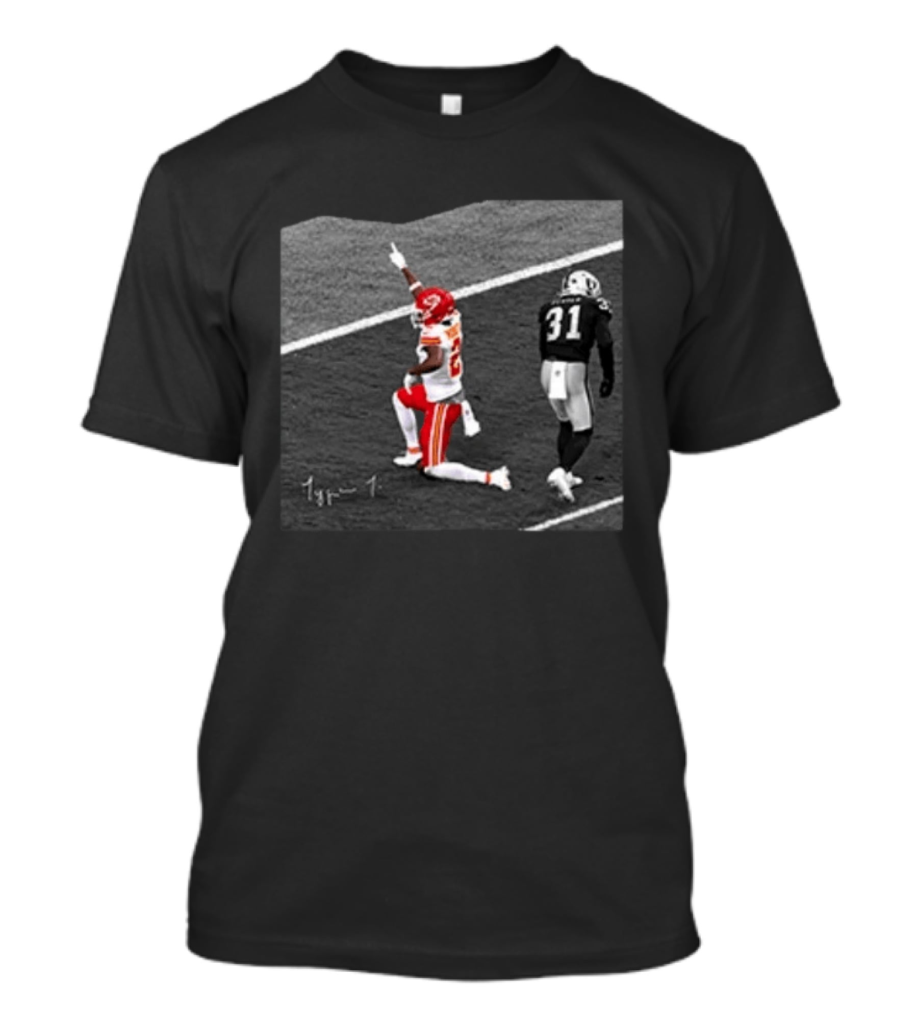 Tyquan Thornton Kansas City Chiefs On Field Celebration 2026 T-Shirt