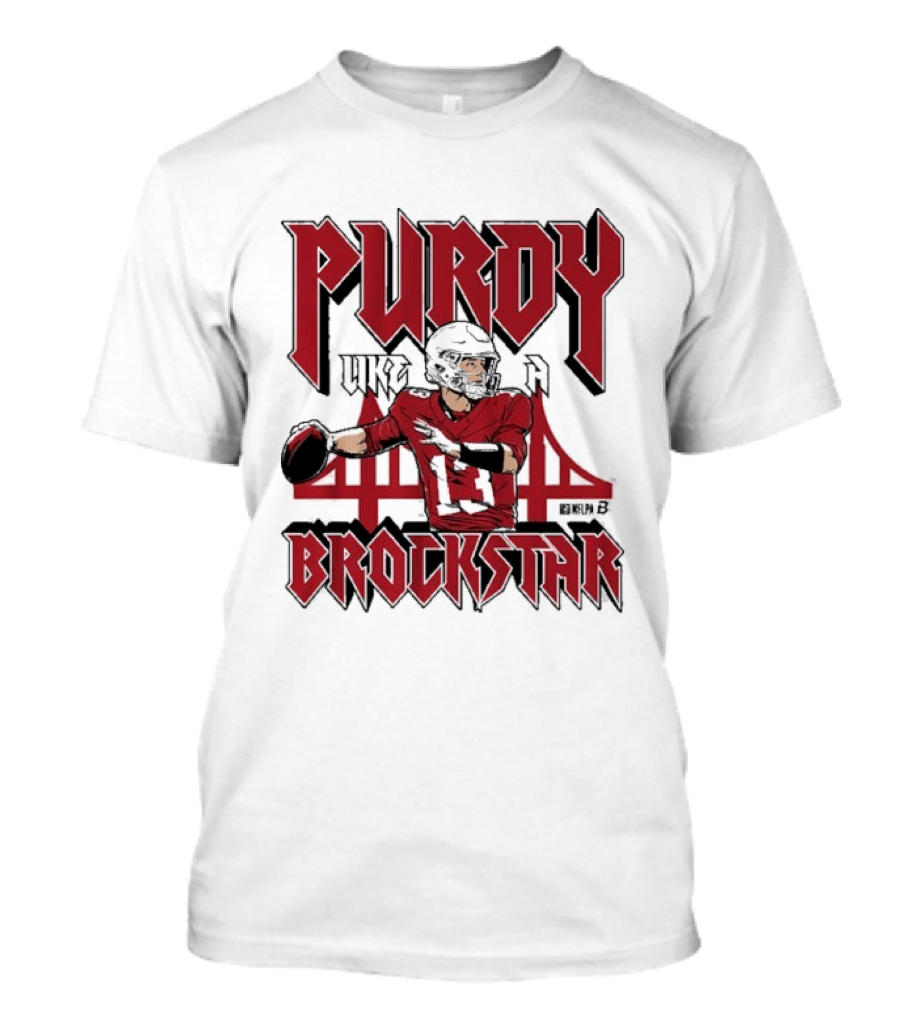 Purdy Like A Brockstar San Francisco 49ers Quarterback T-Shirt