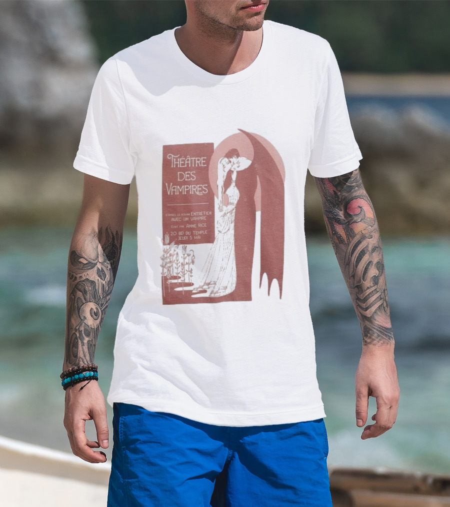 Théâtre Des Vampires Entretien Avec Un Vampire Anne Rice 20 BD Du Temple Jeudi 5 Mai T-Shirt
