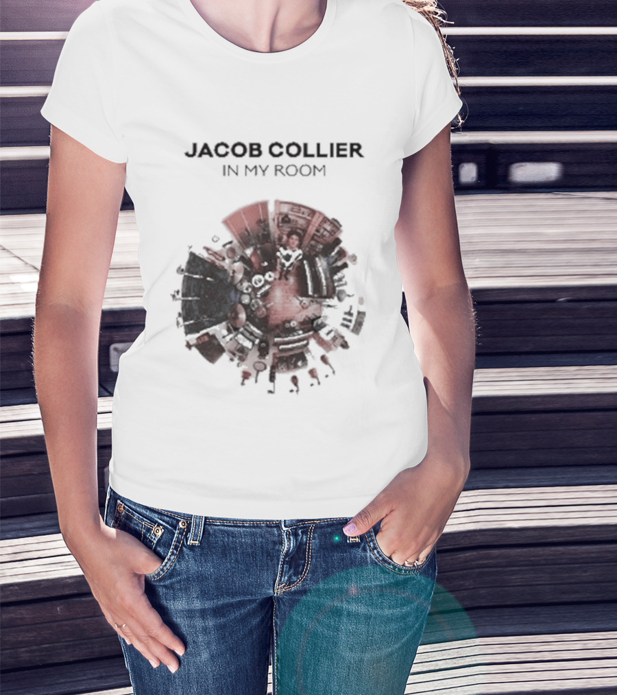 Jacob Collier In My Room Album Abstract Circular T-Shirt