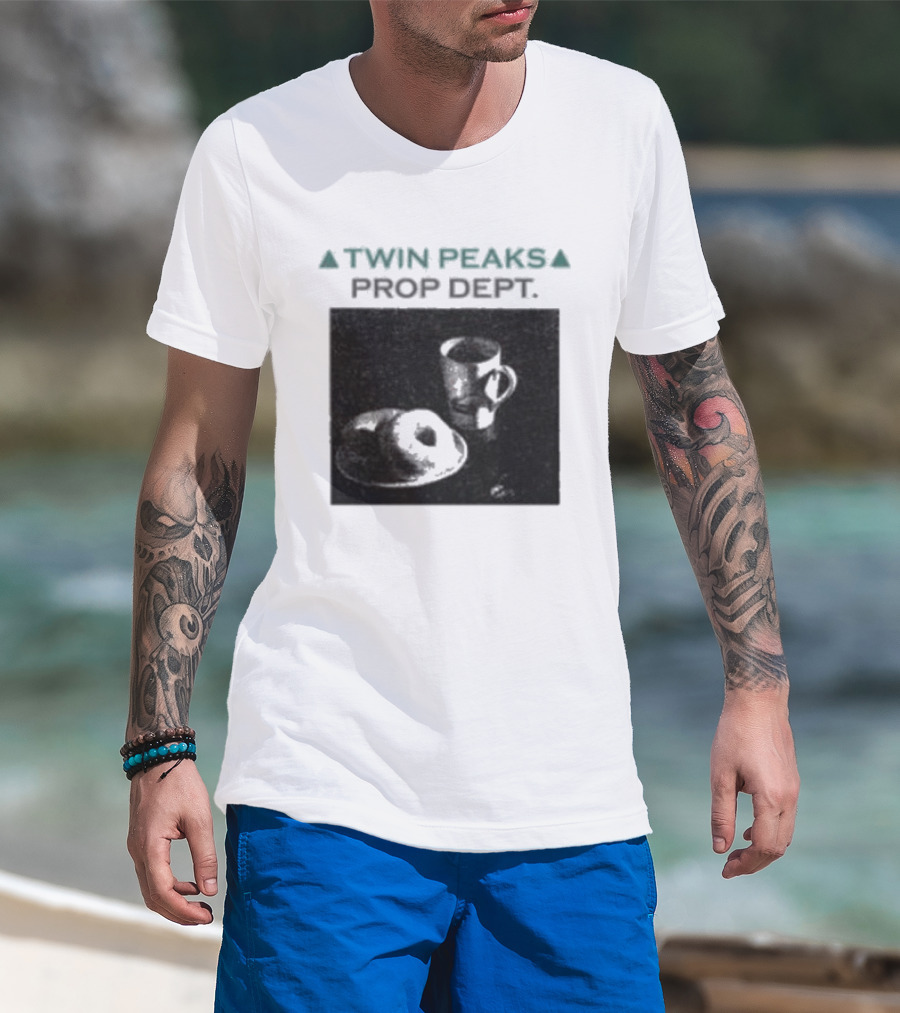 Twin Peaks Prop Dept Coffee And Donut T-Shirt