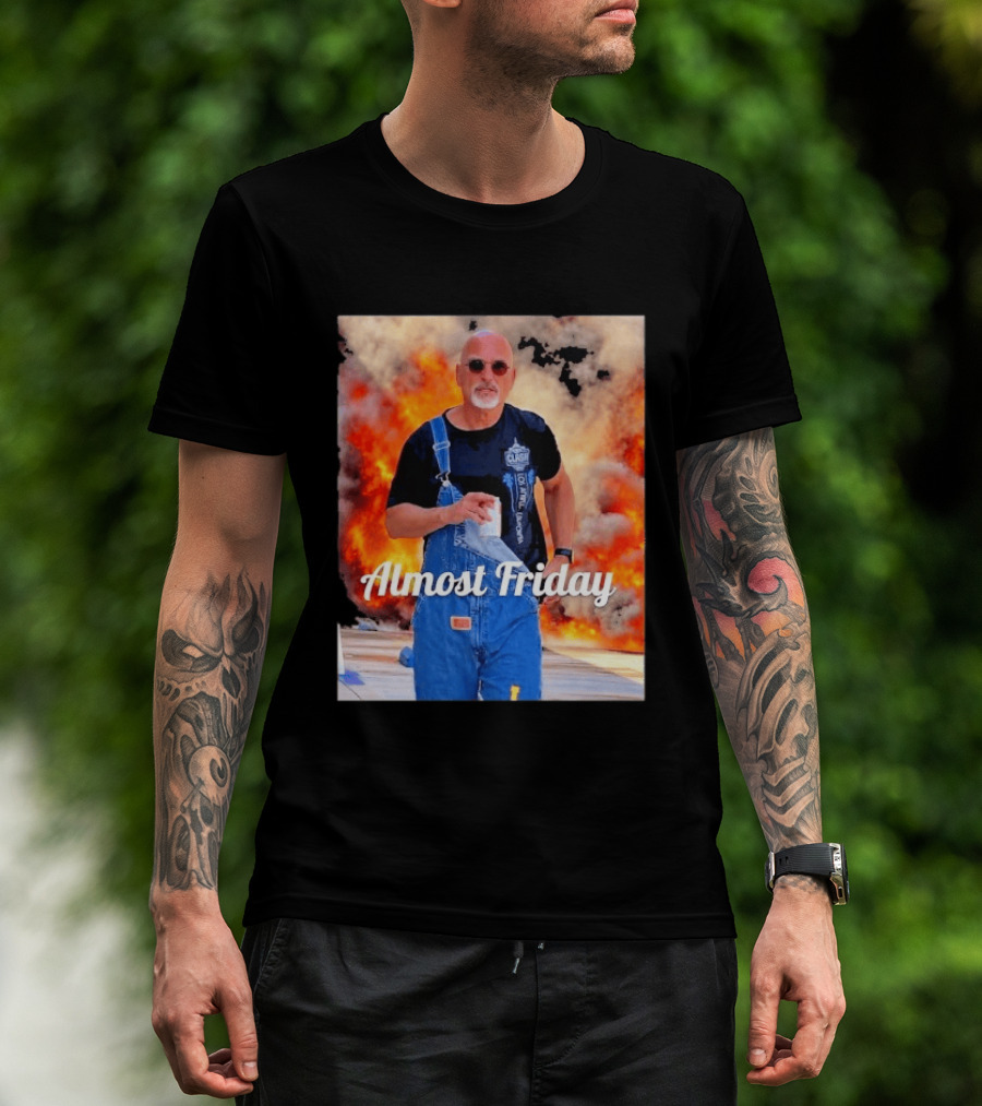 Almost Friday Howie Mandel Clash Explosion Scene T-Shirt