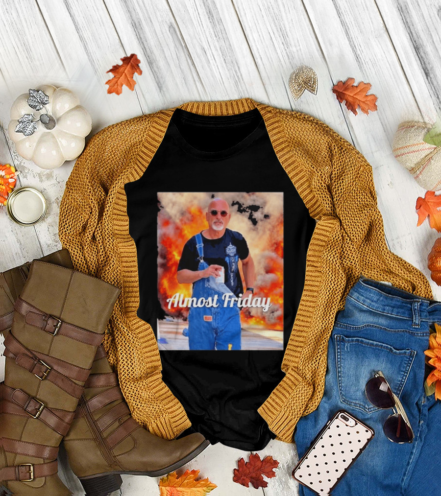 Almost Friday Howie Mandel Clash Explosion Scene T-Shirt