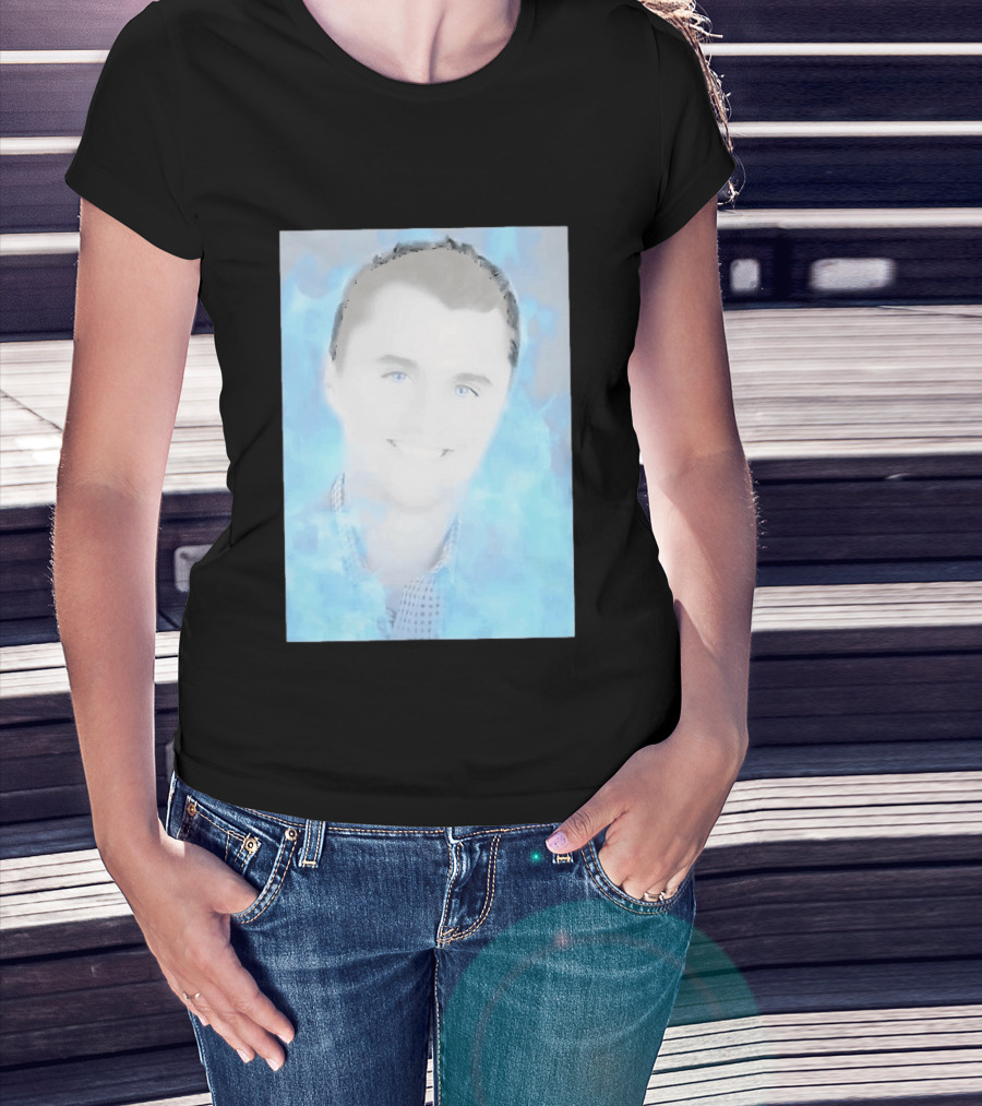 Charlie Kirk Turning Point USA Conservative Blue Aura T-Shirt
