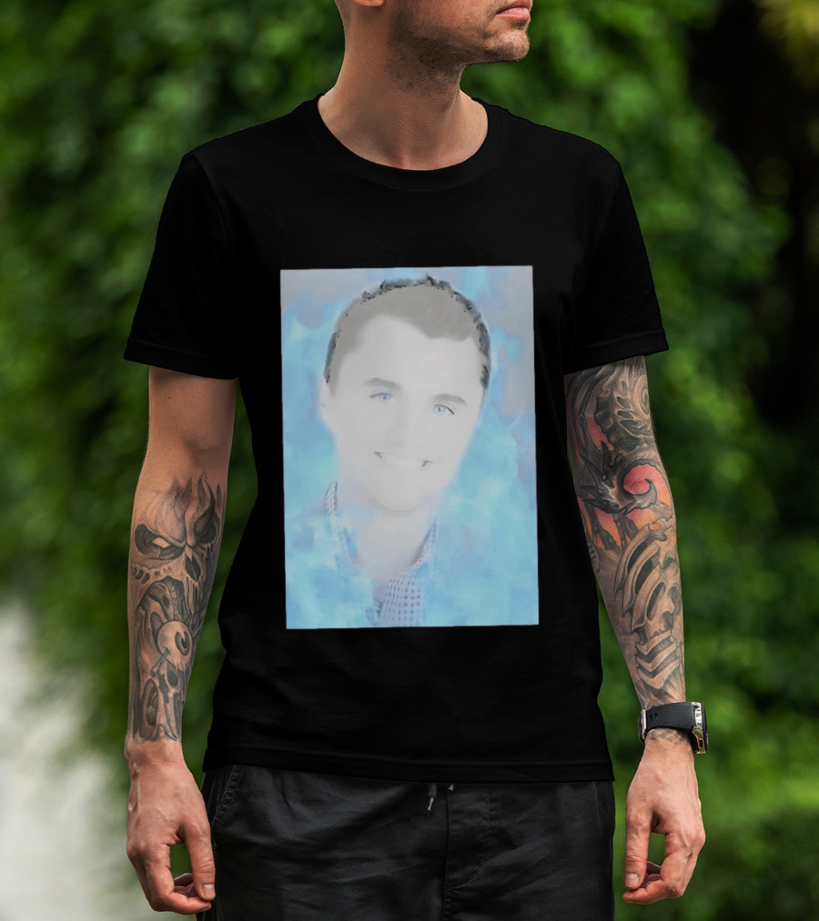 Charlie Kirk Turning Point USA Conservative Blue Aura T-Shirt