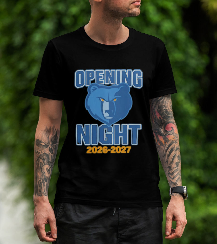 Opening Night 2026 2027 Memphis Grizzlies T-Shirt
