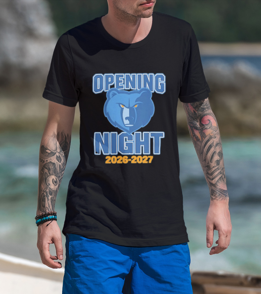 Opening Night 2026 2027 Memphis Grizzlies T-Shirt