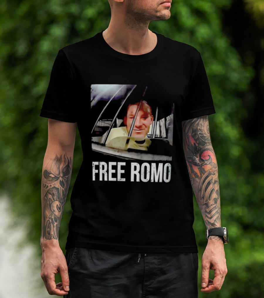 FREE ROMO Football Quarterback Prison Bars T-Shirt