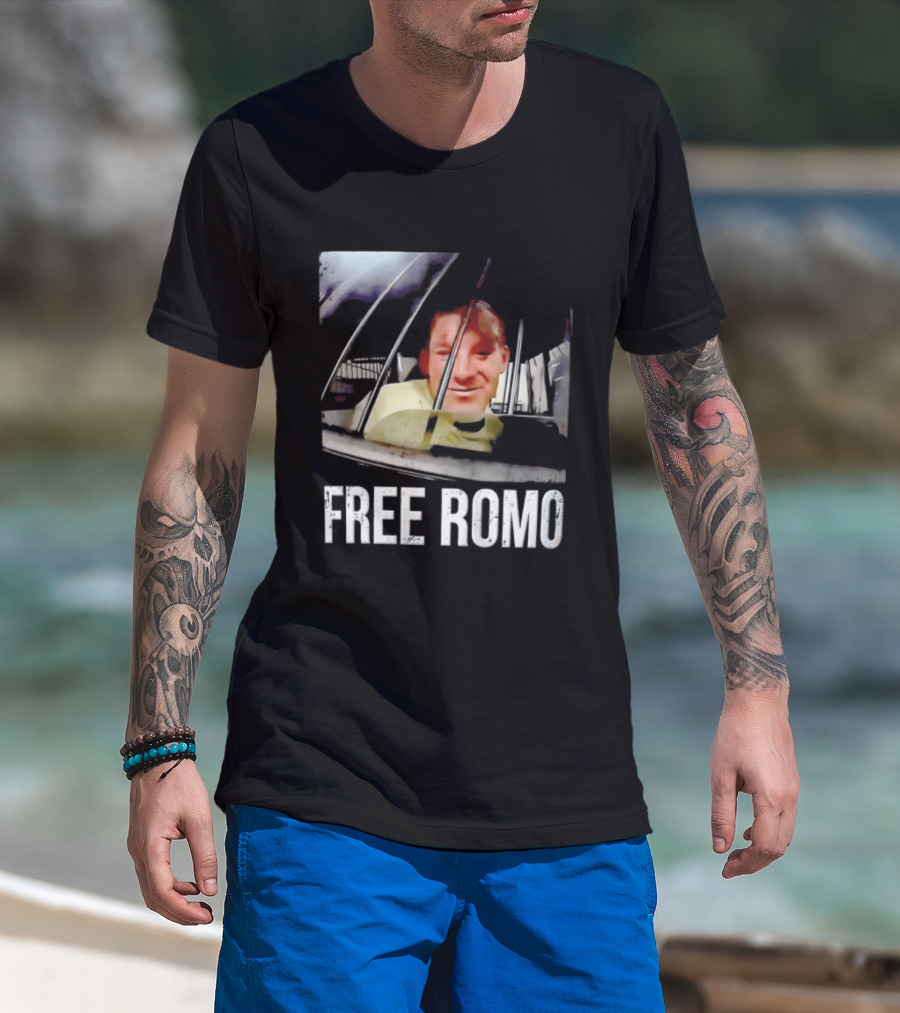 FREE ROMO Football Quarterback Prison Bars T-Shirt