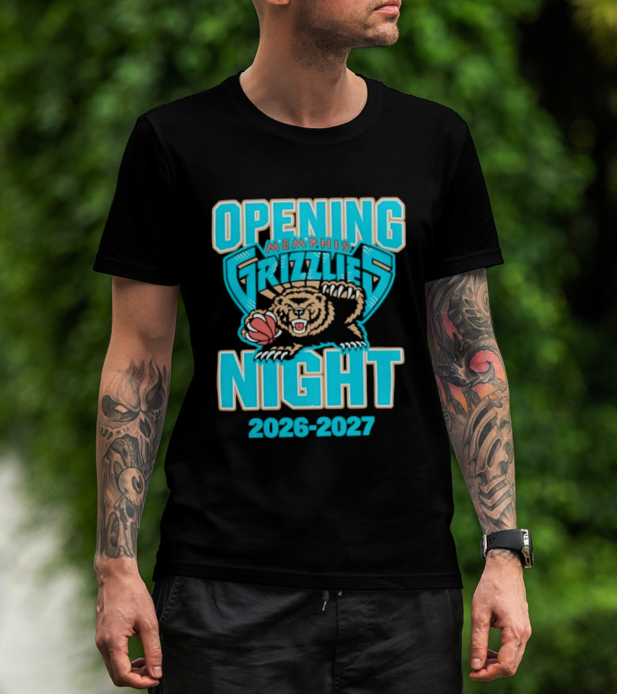 NBA Opening Night 2026 2027 Memphis Grizzlies T-Shirt