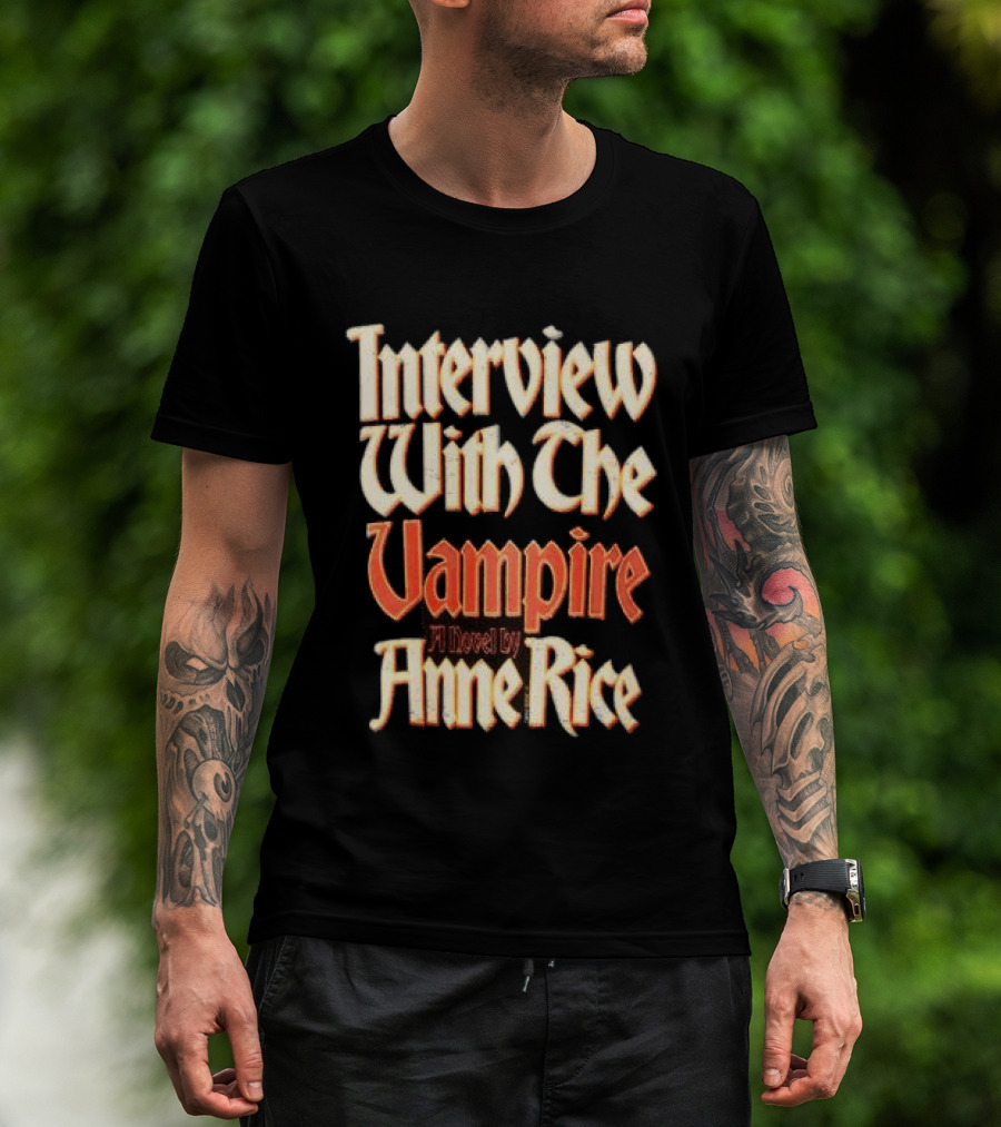 Interview With The Vampire Novel Anne Rice First Edition T-Shirt