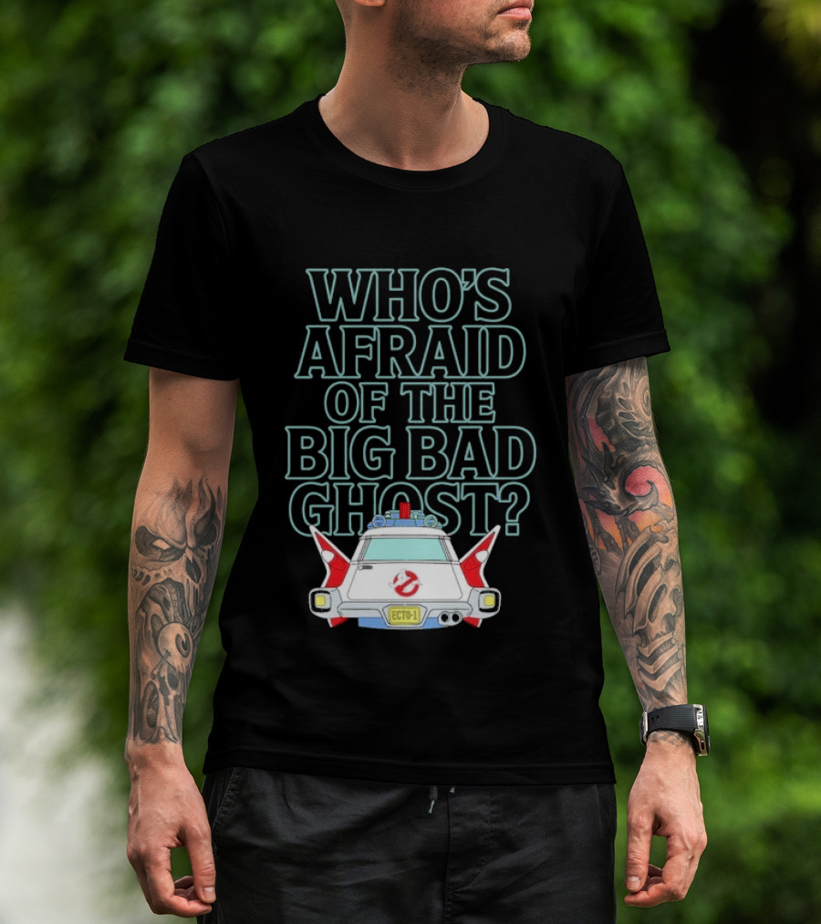 The Real Ghostbusters Who's Afraid Of The Big Bad Ghost Ecto 1 T-Shirt