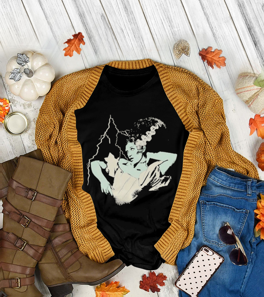 Sierra Ferrell The Bride Frankenstein Monster Lightning T-Shirt