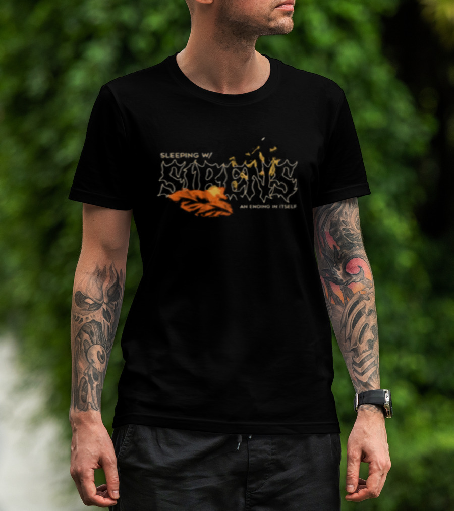 Sleeping With Sirens Fiery Tree And Branches Unending T-Shirt