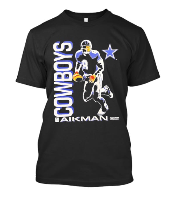 Cowboys Aikman 8 Dallas Star Gameday T-Shirt